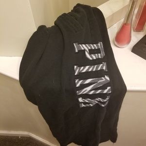 Victoria Secret PINK Flare zebra print sweatpants